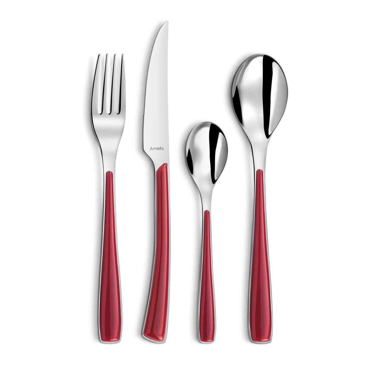 Alizé - Ménagère 24 pièces Rouge Amefa - Mathon - 1