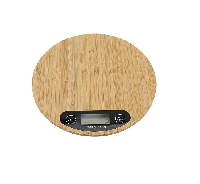 Balance de Cuisine en Bambou 5kg/1g Vendos85 - Mathon