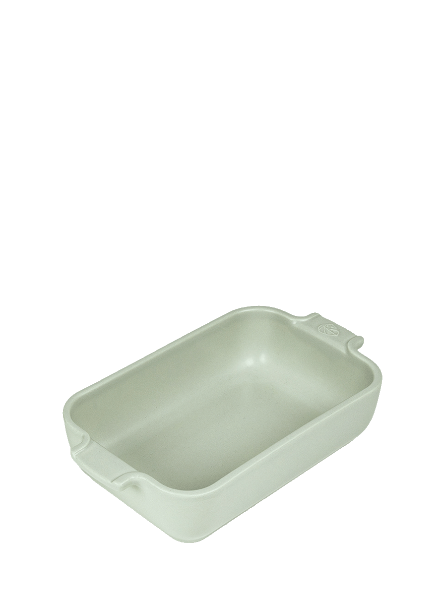 Appolia Plat Four Céramique Individuel Rectangle Vert Sauge 22 cm Peugeot - Mathon - 1