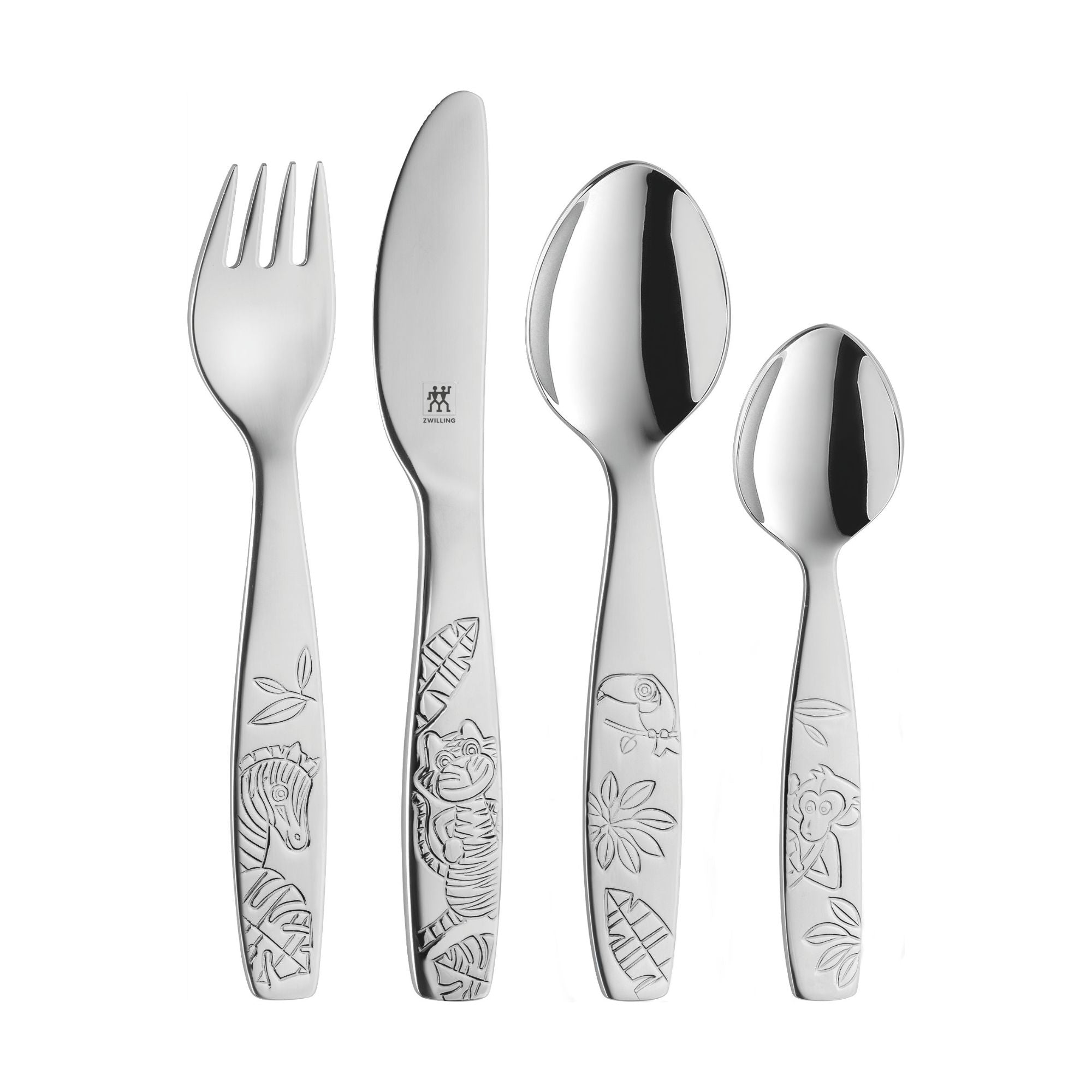 4-pcs, Couverts pour enfants, Argent Zwilling - Mathon - 2