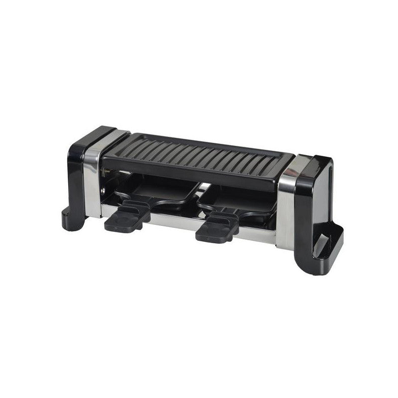 Raclette Duo Grill/pierre350w Noire Kitchenchef - Gr202-350n Kitchen Chef Professional - Mathon - 3