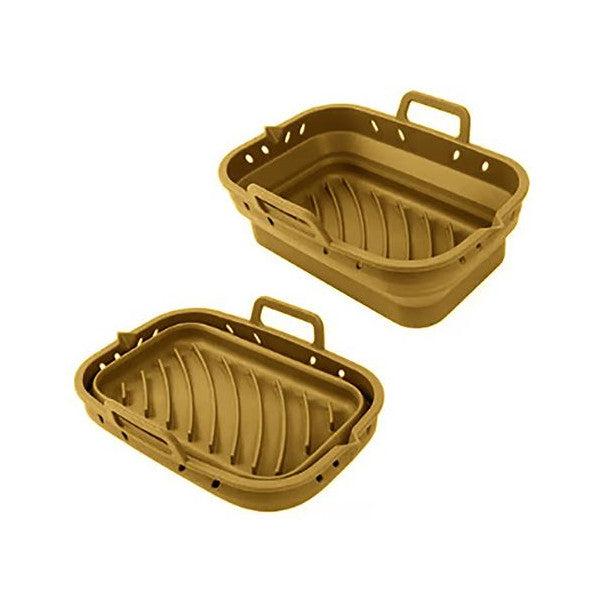 Moule Airfryer Pliable En Silicone Point Virgule 20x10x9cm Marron Point Virgule - Mathon