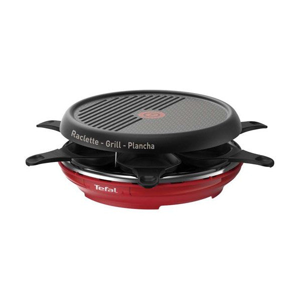 Raclette Grill Et Plancha Tefal Colormania 850 W Rouge Tefal - Mathon