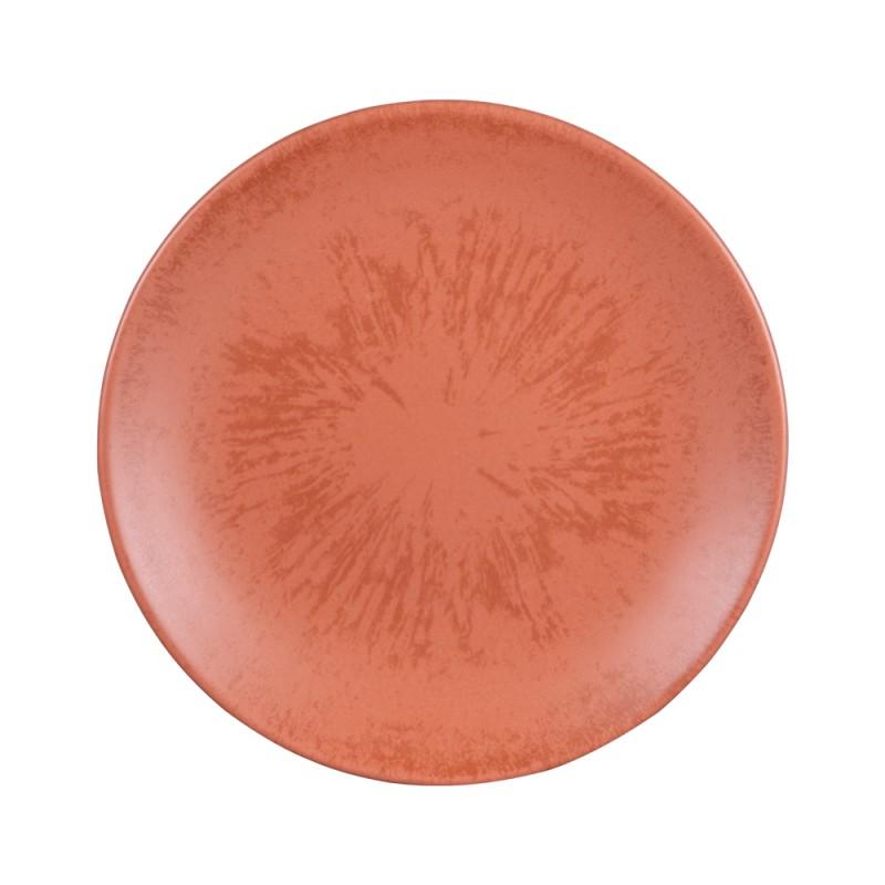 Assiette à dessert Onyx 21 cm Terracotta (lot de 6) Table passion - Mathon - 2