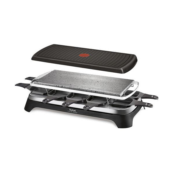 Tefal Re45a812 - Raclette/grill/pierre à Griller - 1.4 Kwatt - Noir/in Tefal - Mathon