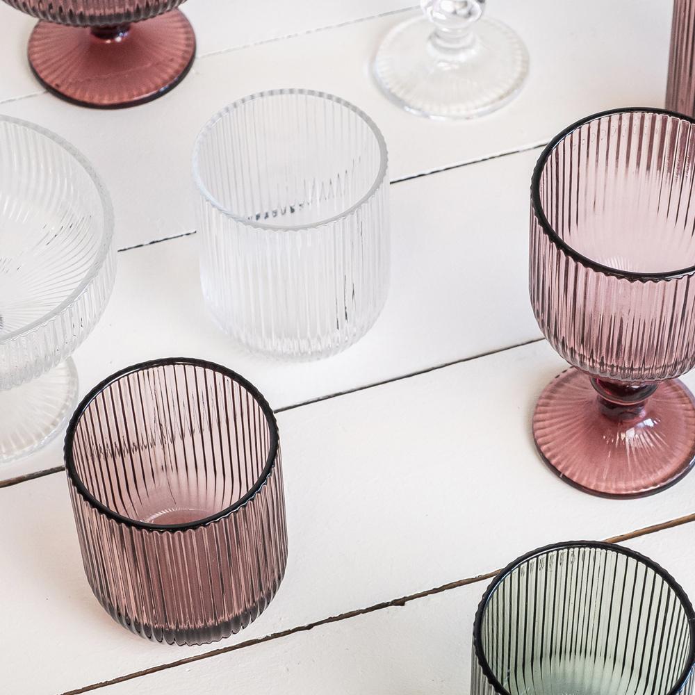 Boite de 6 gobelets bas 24 cl dolce rose Table passion - Mathon - 3