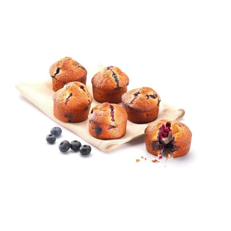 Moule A Muffin -   - 1452001 - Rond - Acier Carbone - Antiadhésif - 6 Cavités Pyrex - Mathon - 2