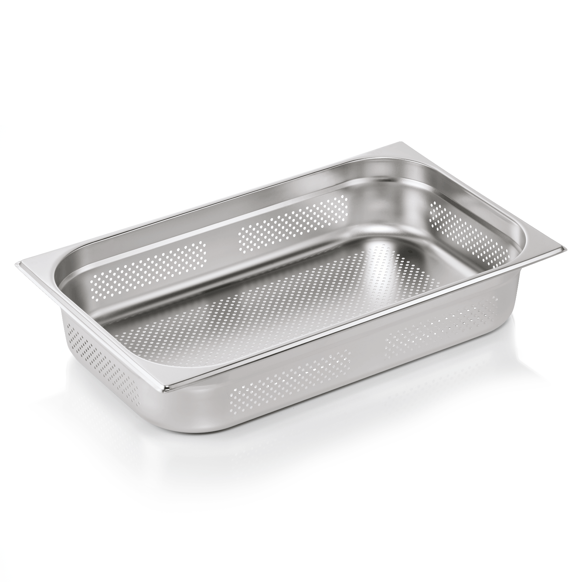 Bac GN 1/1 ECO en Acier Chrome 14 L H 100 mm Lot de 6 - WAS Germany - Mathon