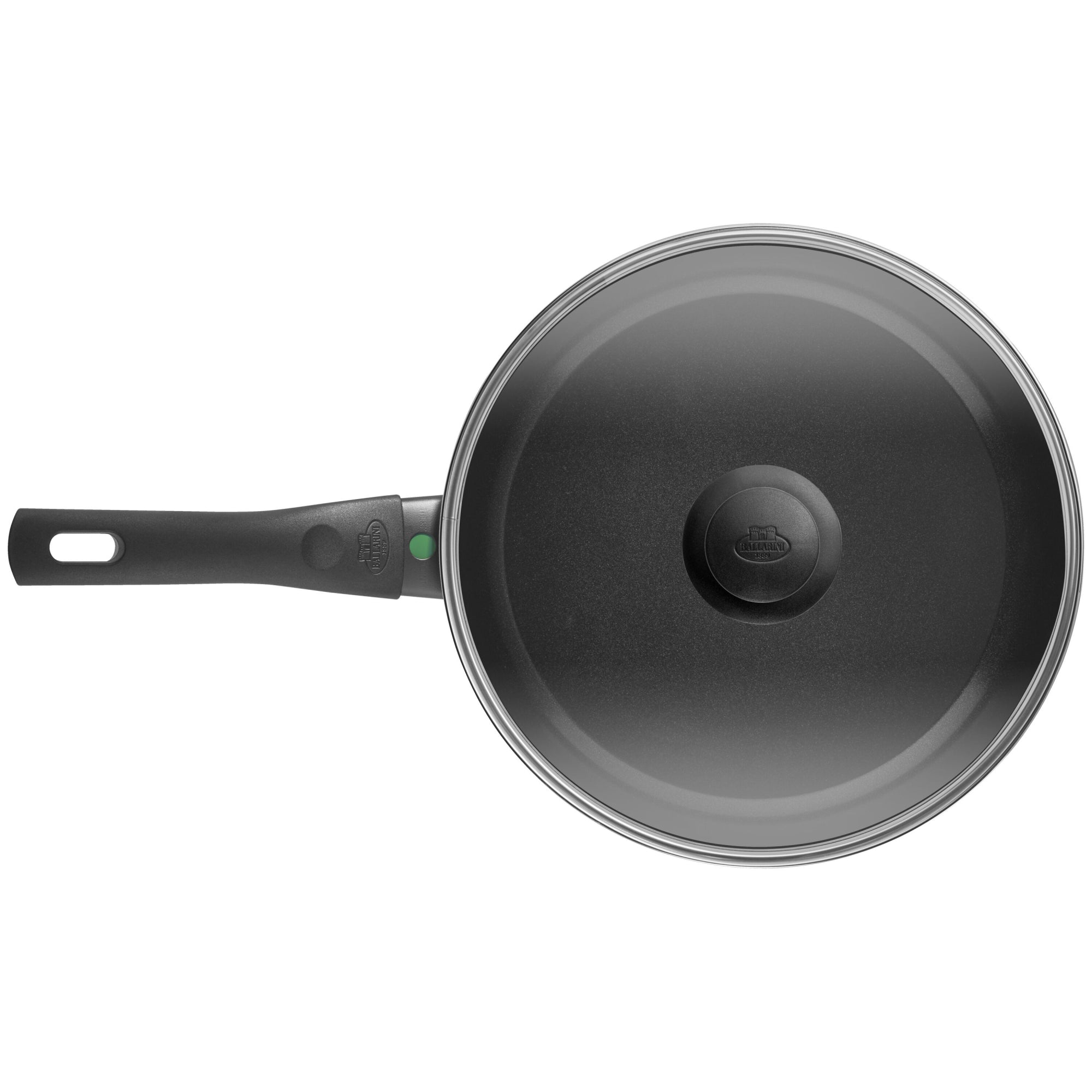 Sauteuse avec Couvercle Ledro, 28 cm, Aluminium,  Revêtement céramique, Sable Ballarini - Mathon - 3