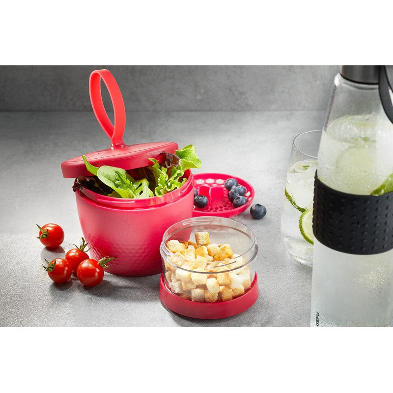 Snack Box FOODIE, 570 ml et 185 ml, rouge framboise Gefu - Mathon - 2