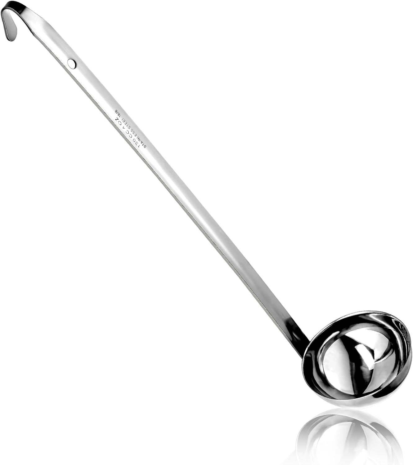 Louche à Soupe en Acier Inoxydable de 4 Oz avec Crochet Vendos85 - Mathon