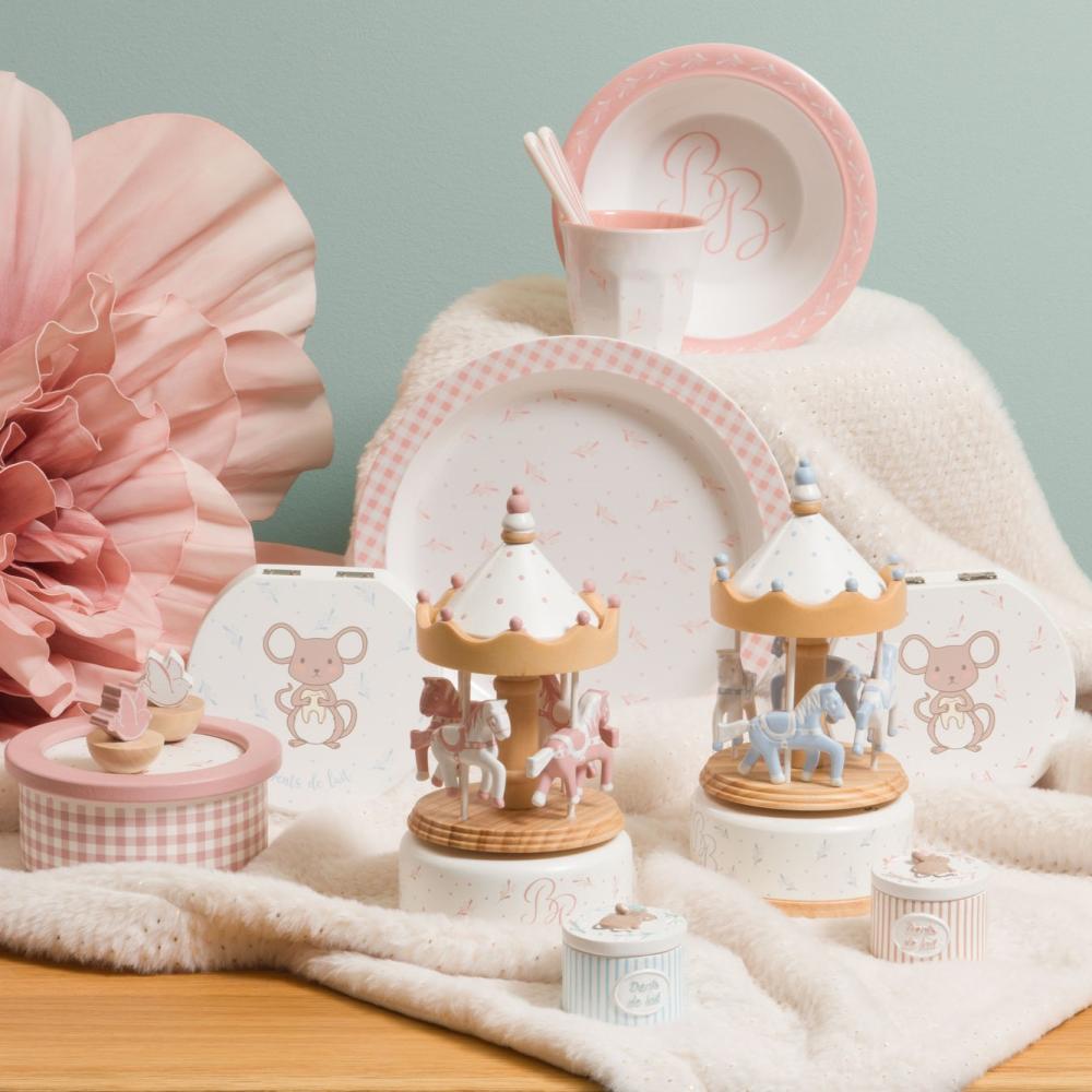 Coffret déjeuner 5 pièces Rose Amadeus - Mathon - 3