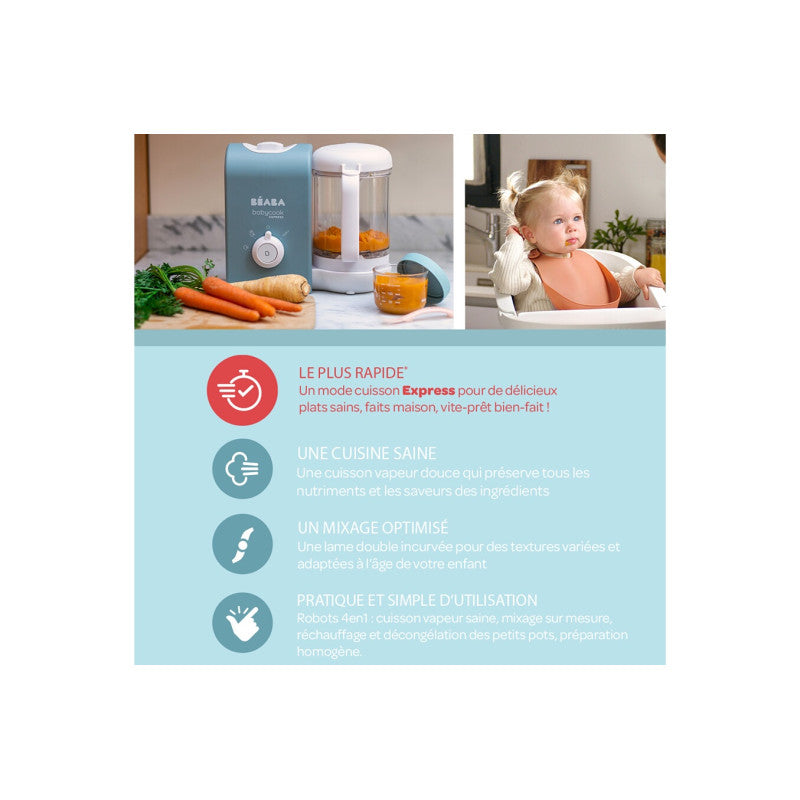 Robot Préparation Bébé Beaba Babycook Express Beaba - Mathon - 4