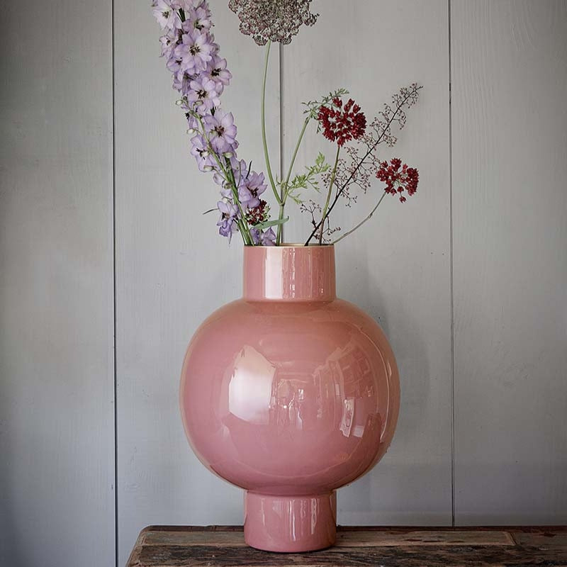 Vase métal L Rose pâle - 31,5x42cm Pip Studio - Mathon - 1