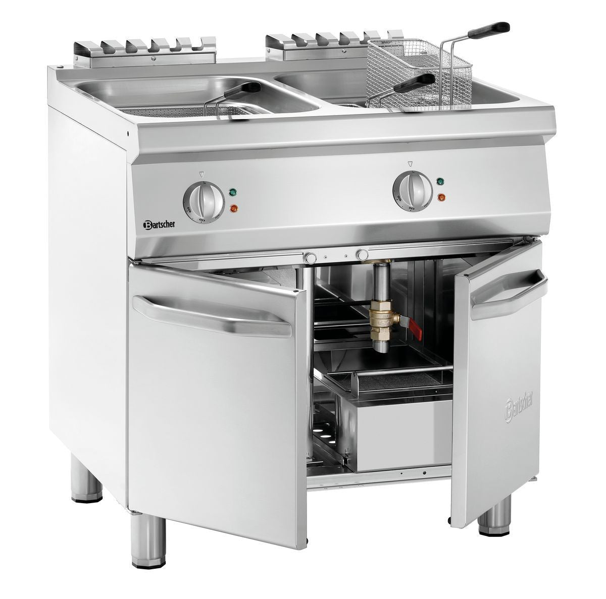 Friteuse sur Coffre - 2 Cuves de 23 Litres 30 kW - Bartscher - Mathon - 5