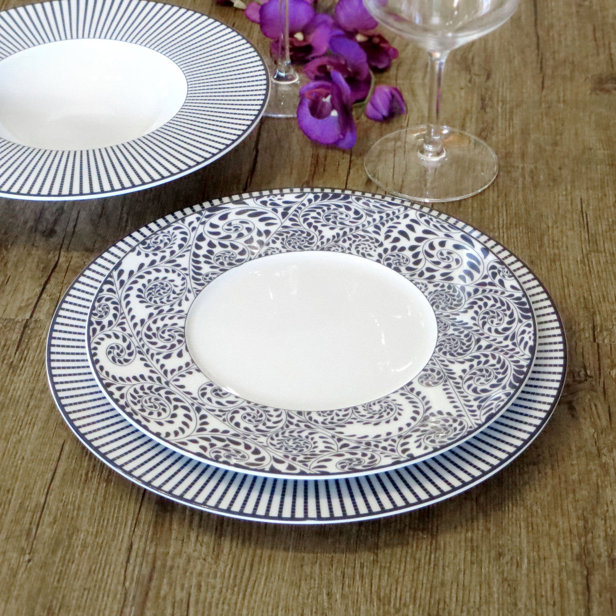 Alhambra - Assiette creuse 20 cm (lot de 6) Médard de Noblat - Mathon - 3