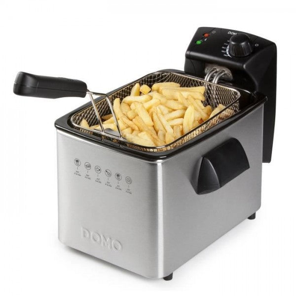Friteuse Electrique  - Domo - 4l - 3000w - Température Variable - Puis Domo - Mathon - 3