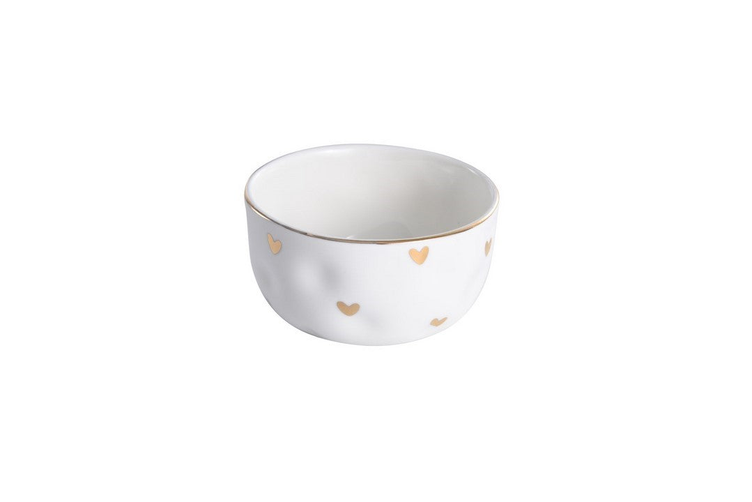 Set de 4 Bols à encas - 9,5x9,5x5,1cm - HEART TO HEART Pampa Bay - Mathon