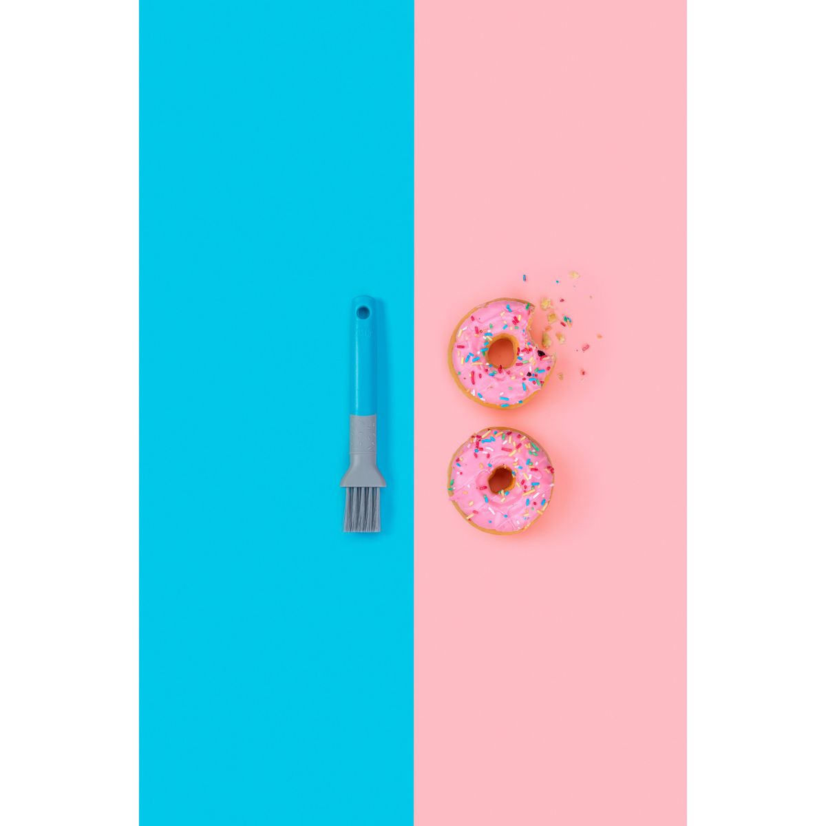 Pinceau à pâtisserie turquoise 24 cm en plastique Tasty Pâtisserie Tasty - Mathon - 5