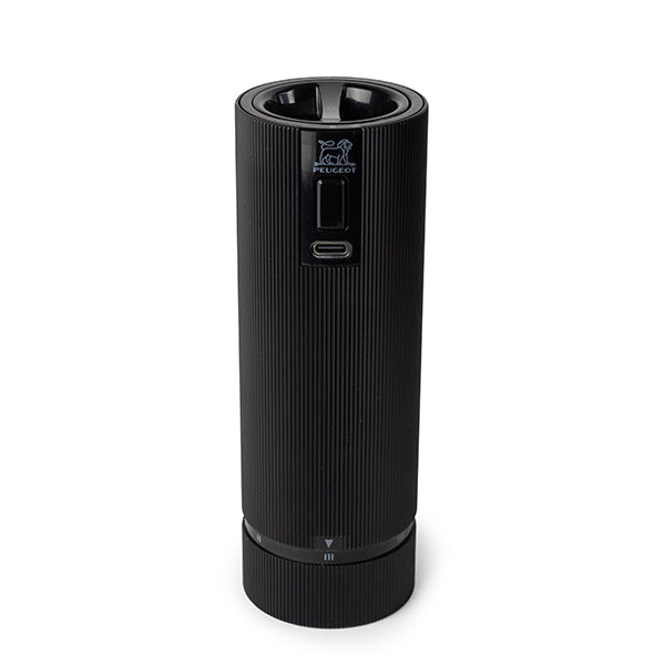 Coffret duo de moulins à poivre et à sel électriques Line noir mat 15 cm Peugeot - Mathon - 3