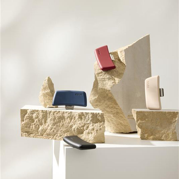 Set 2 anses amovibles en bakélite beiges Soft Touch Evolution Beka - Mathon - 2