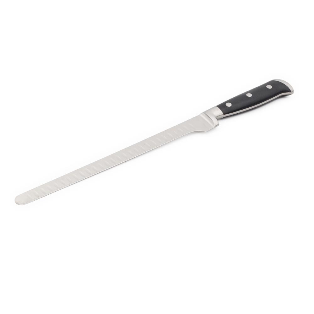 Couteau à saumon/jambon noir 38,5cm - "Classique" Laguiole Cuisson - Mathon - 2