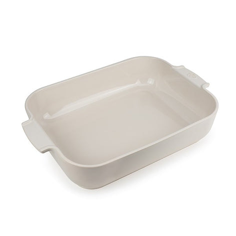 Plat à four céramique Appolia rectangulaire écru 40 cm Peugeot - Mathon - 1