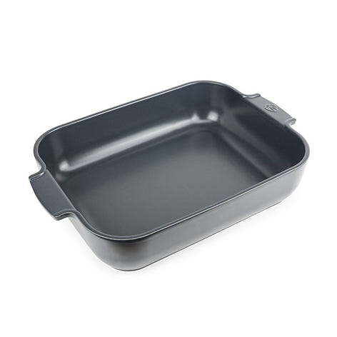 Plat four céramique Appolia rectangulaire ardoise 40 cm Peugeot - Mathon - 1