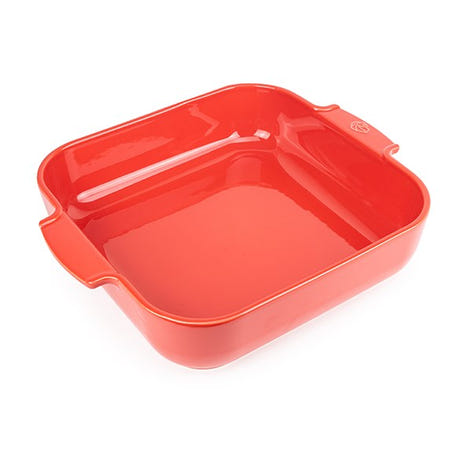 Plat à four céramique Appolia carré rouge 36 cm Peugeot - Mathon - 1