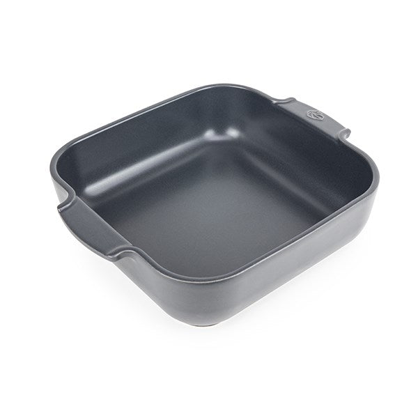 Plat à four céramique Appolia carré ardoise 28 cm Peugeot - Mathon - 1