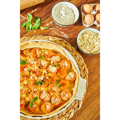Moule à tarte céramique Appolia écru 30 cm Peugeot - Mathon - 2