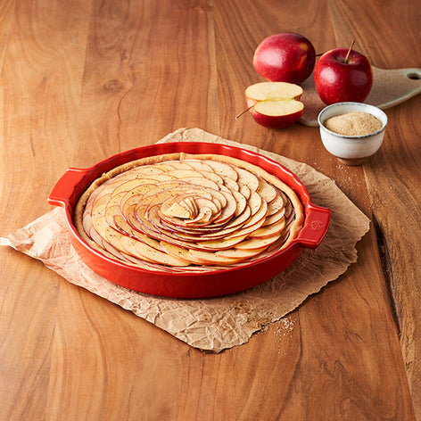 Moule à tarte céramique Appolia rouge 30 cm Peugeot - Mathon - 2