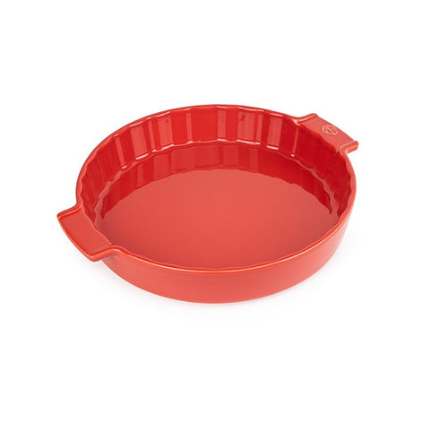 Tourtière céramique Appolia rouge 28 cm Peugeot - Mathon - 1