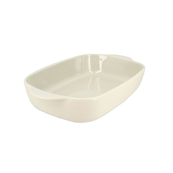 Plat à four rectangulaire Octave en grès beige 33,8 x 20 cm Menastyl - Mathon - 1