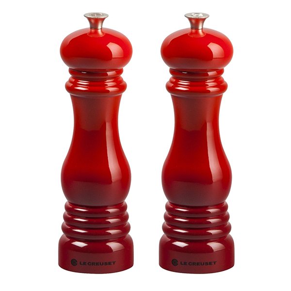 Lot de 2 moulins à sel et à poivre cerise Le Creuset - Mathon - 1