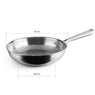 Lot 3 poêles Titanium 20, 24 et 28 cm Lacor - Mathon - 7