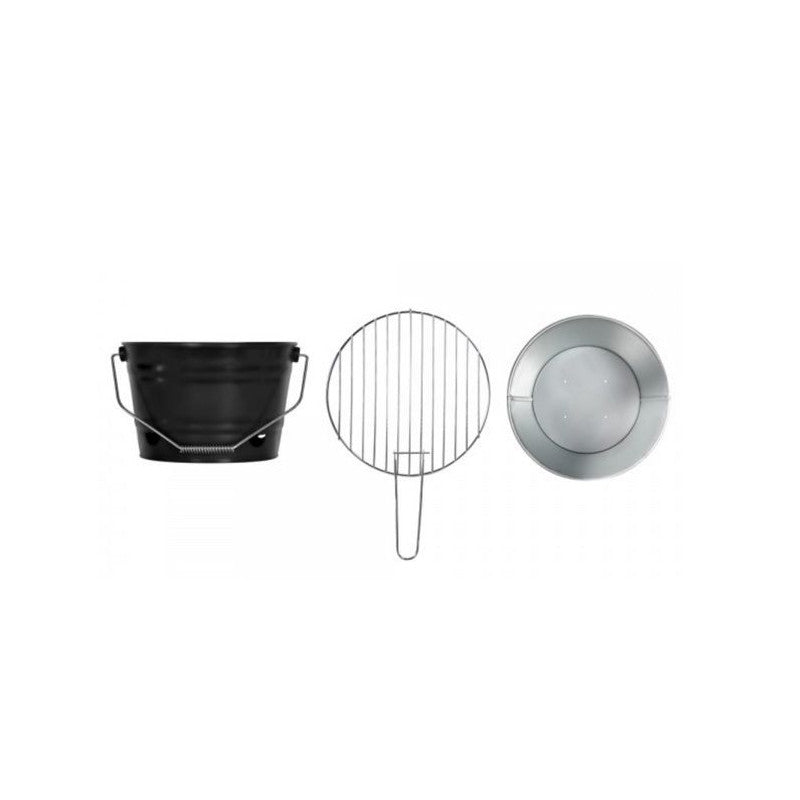 Barbecue A Charbon Portable - Livoo - Doc327n - Inox - Surface De Cuisson ø27 Cm - Hauteur 24 Cm Livoo - Mathon - 2