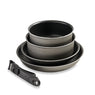 Set 2 poêles et 2 casseroles anti-adhésives Délice et manche amovible Mathon - Mathon - 4