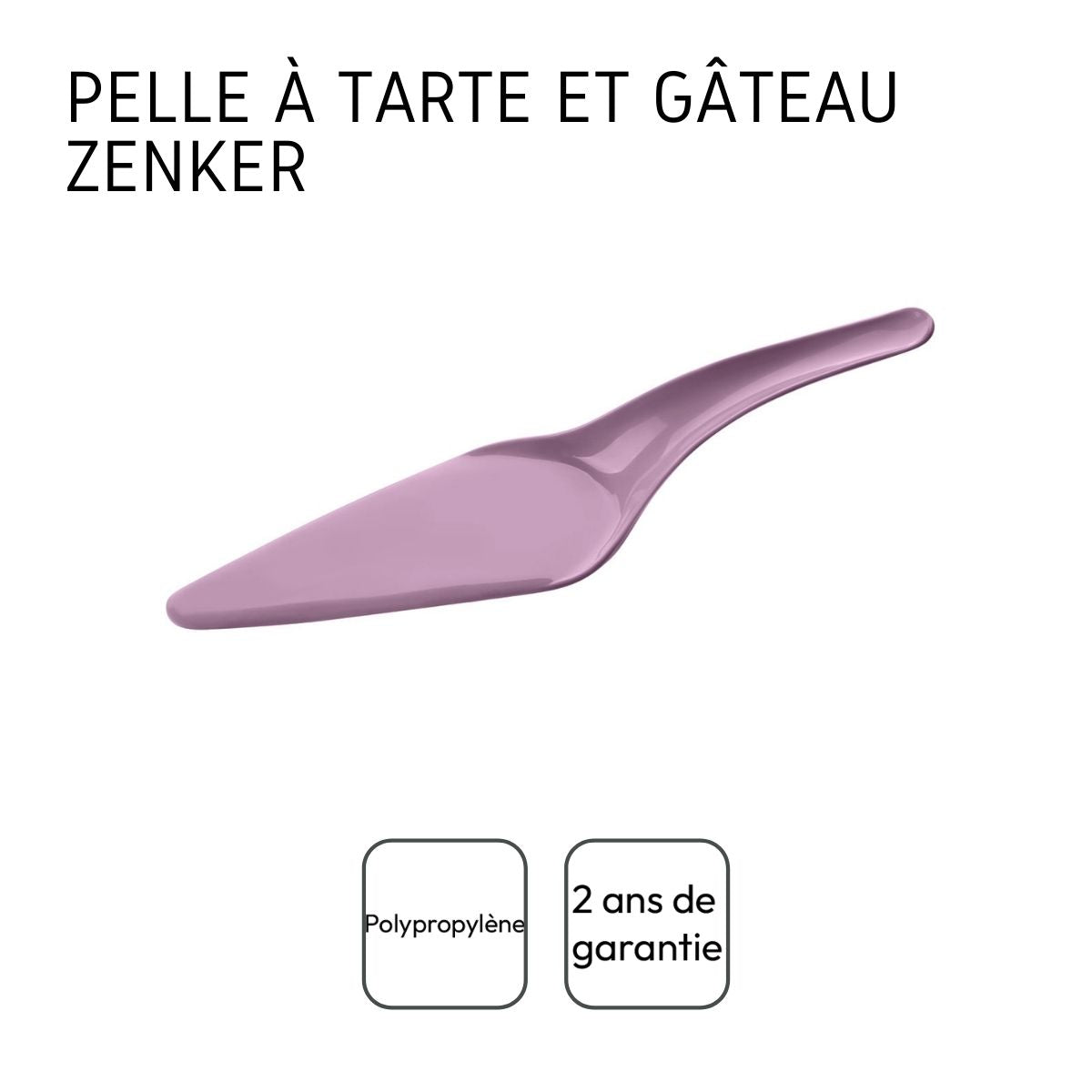 Pelle à tarte rose 23 cm Zenker Sweet Sensation Zenker - Mathon - 4