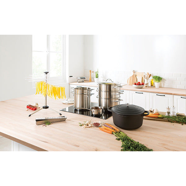 Lot cocotte légère ronde en fonte d