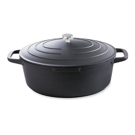 Grande cocotte légère ovale en fonte d