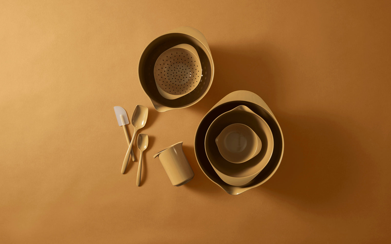 Cuillère large NEW CLASSIC en durostima® Curry Rosti - Mathon - 6