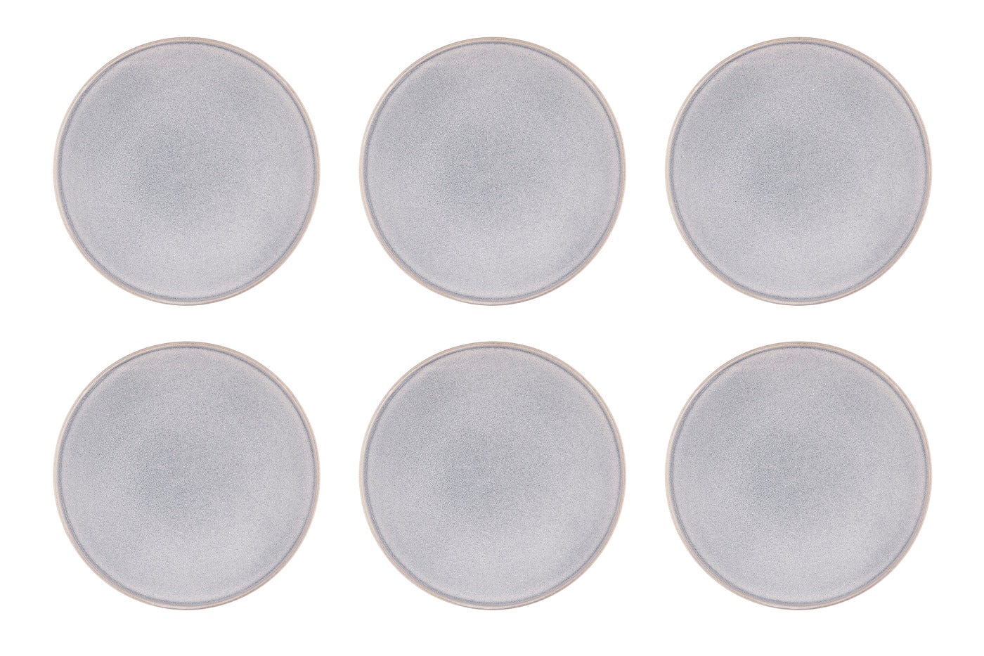 Assiette STONE Ø27,5cm - 6 pièces - Gris lune Björn - Mathon - 1