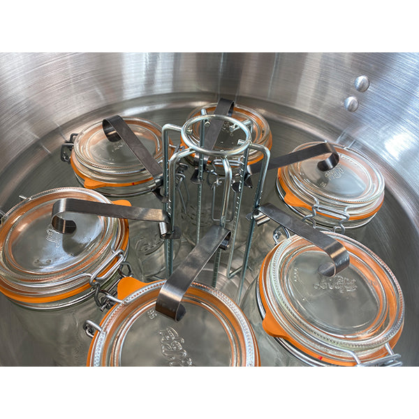 Lot cuiseur 40 L 12 bocaux et thermomètre à cadran Le Pratique - Mathon - 3