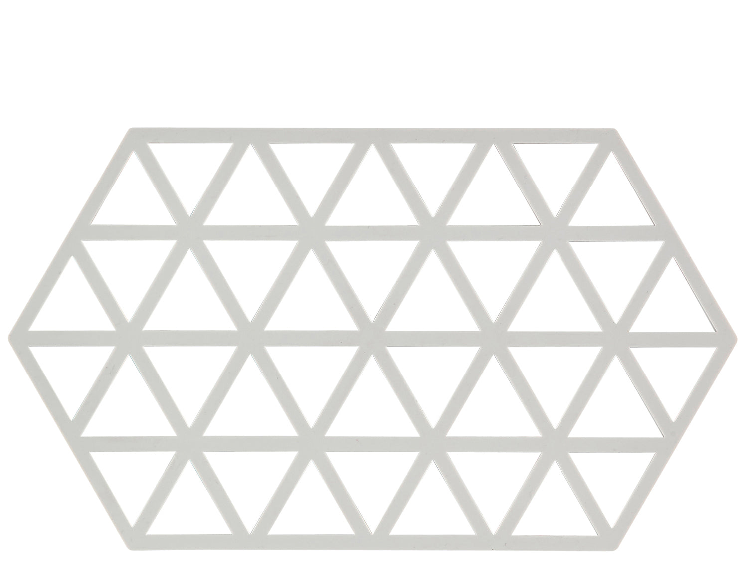 Dessous-de-plat TRIANGLES en silicone Gris chaud Zone Denmark - Mathon