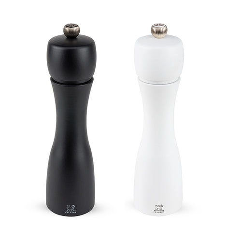 Duo moulins à poivre et sel Tahiti noir et blanc Peugeot - Mathon - 1
