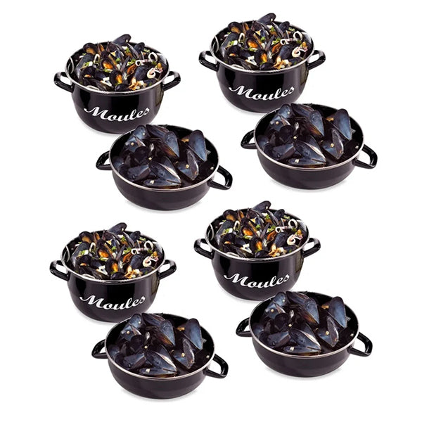 Lot de 4 marmites à moules 24 cm Baumalu - Mathon