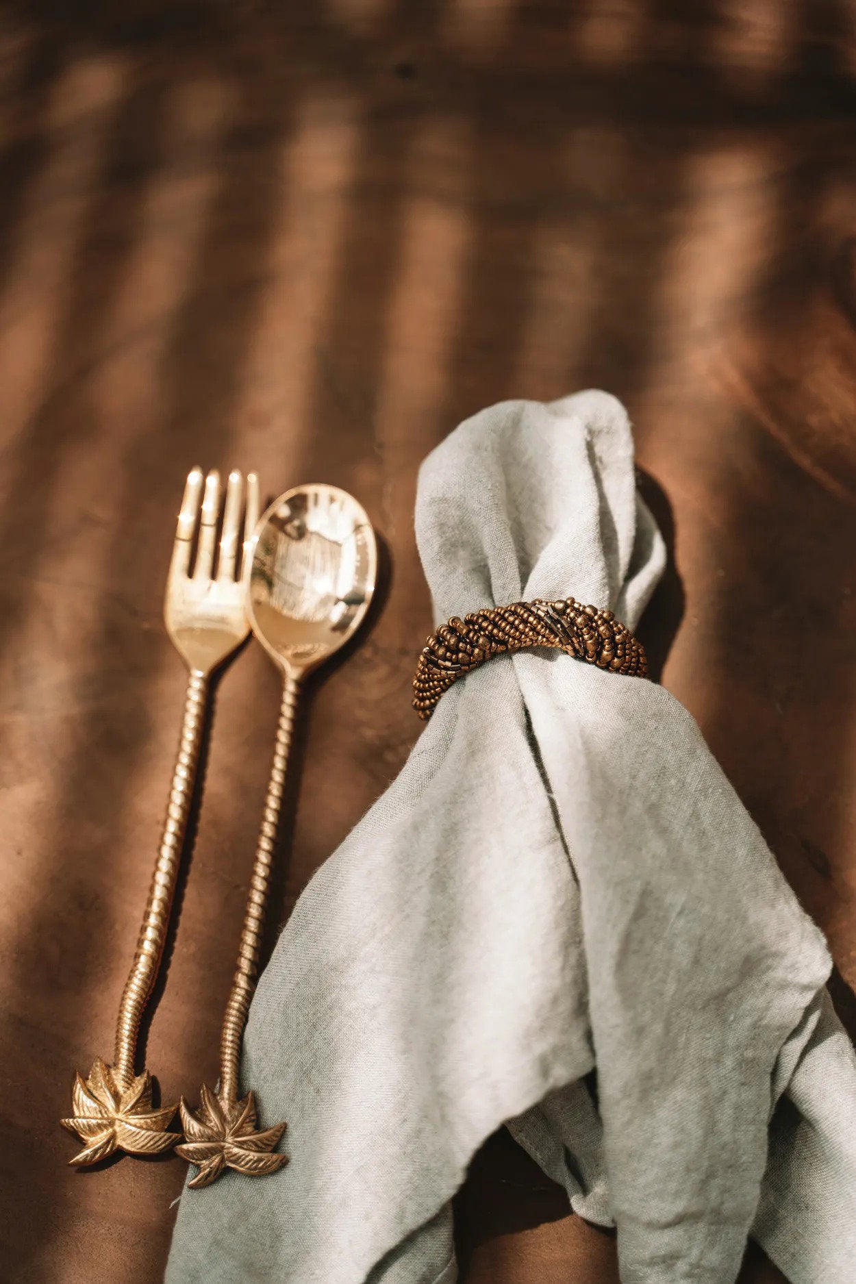 La Fourchette À Salade Palmier - Or Bazar Bizar - Mathon - 3