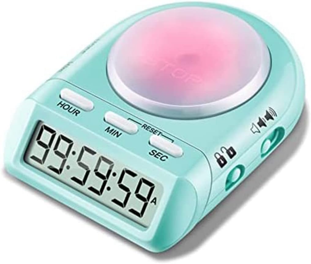 Minuteur de Cuisine Numérique avec Compte à Rebours de 100 Heures Vendos85 - Mathon
