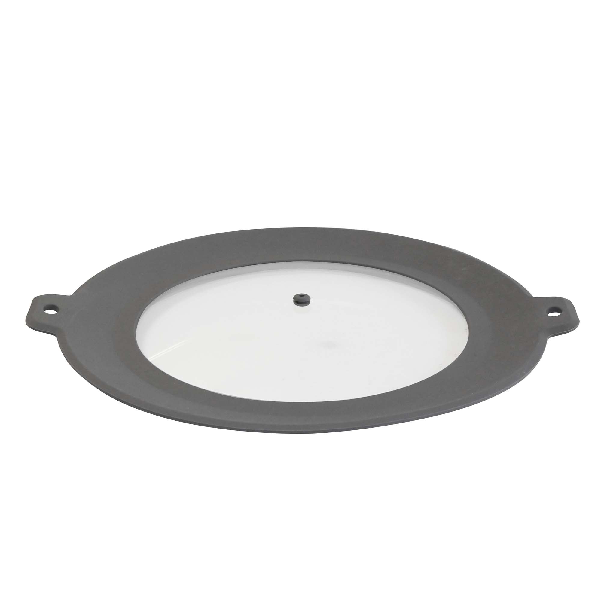 Couvercle universel en verre, avec bord en silicone pour un diamètre de 22/24/26/28 cm Stoneline - Mathon - 1